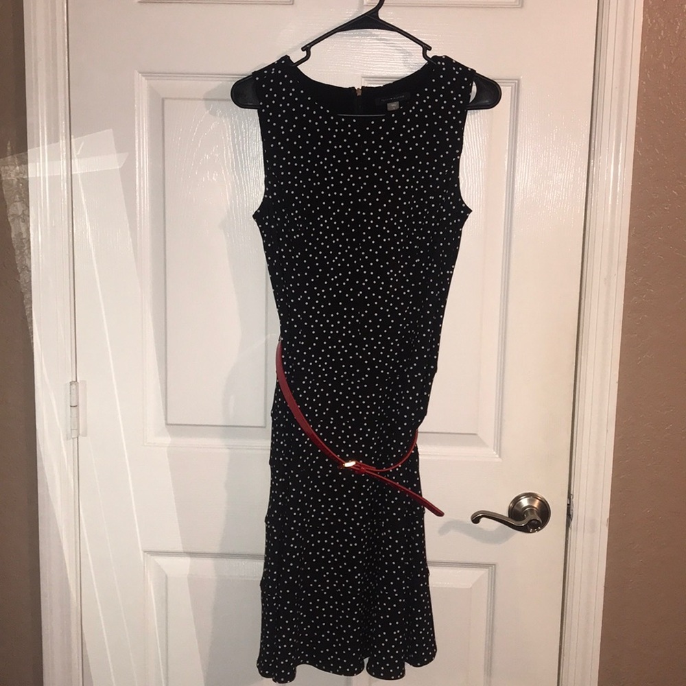 Tommy Hilfiger Black & White Polka Dot Dress